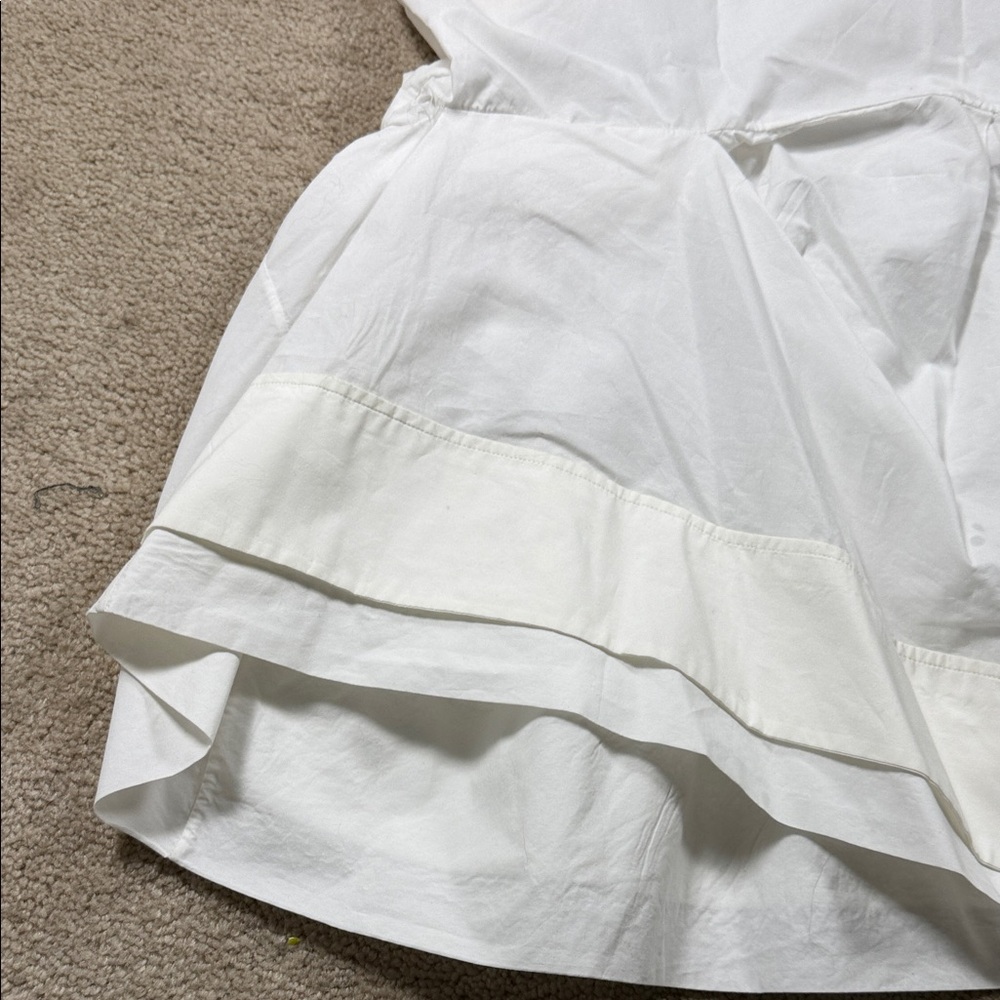 Marni White V-Neck Blouse - Picture 6 of 9
